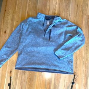 PATAGONIA GREY QUARTER ZIP XXL